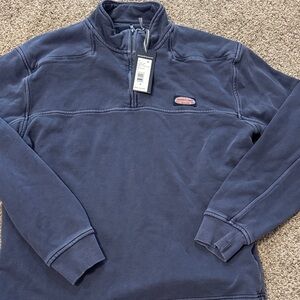 Vineyard Vines Navy Blue Half-Zip Pullover